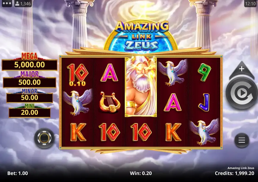 Amazing Link Zeus est l'un des meilleurs jeux de table auxquels vous pouvez jouer au Casino Royal Vegas