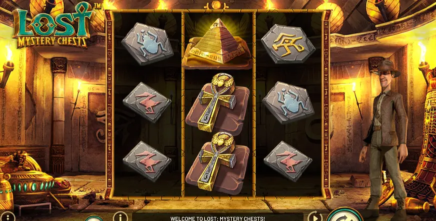 Lost Mystery Chests est l'un des meilleurs jeux de machines à sous auxquels vous pouvez jouer au Casino Wild Sultan
