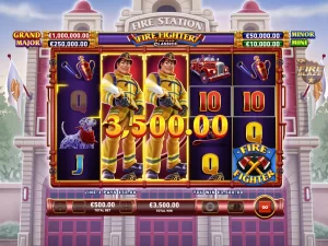 Machine à fire fighter au casino Titan