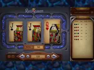 Machine à red queen au casino Avantgarde