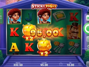 Machine à sticky piggy au casino Rocket